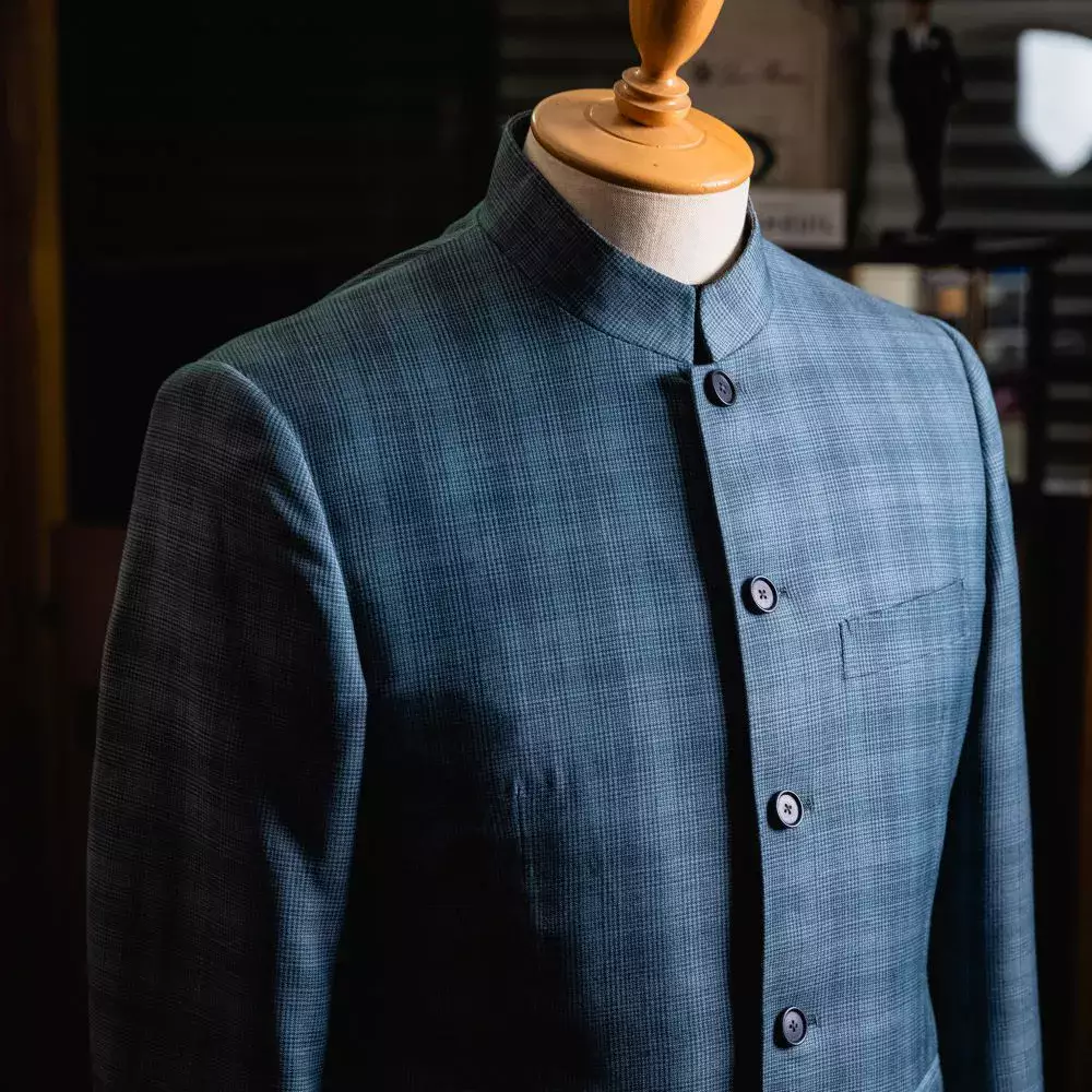 ハイエンド スーツ襟 ウール スーツ ジャケット シンプル通勤 AOYAMA 【洋服の青山】セットアップ可 テーラードジャケット